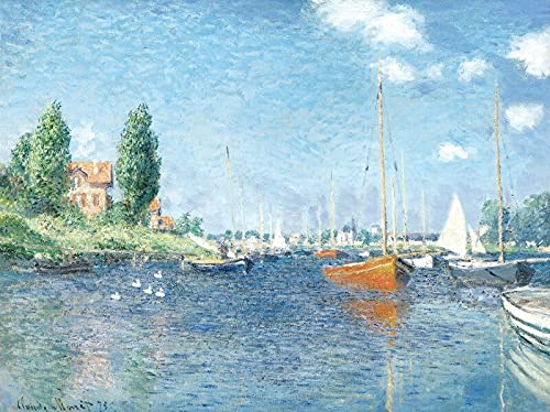 クロード・モネ、「The Studio-Boat」、厳選、希少大判画集・額装画 クロード・モネ、「The Studio-Boat」、厳選、希少大判画集